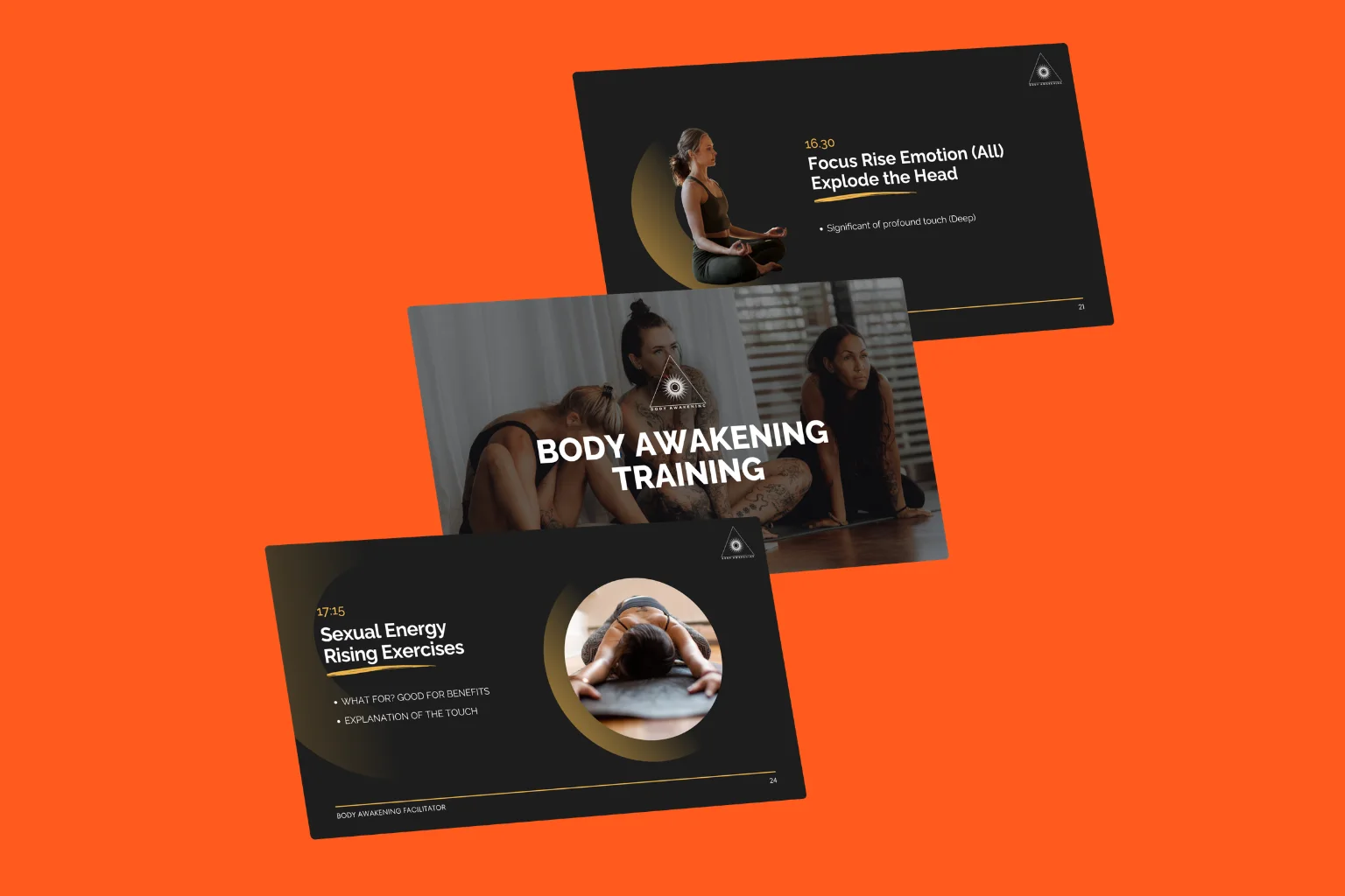 Body Awakening Journey event flyers
