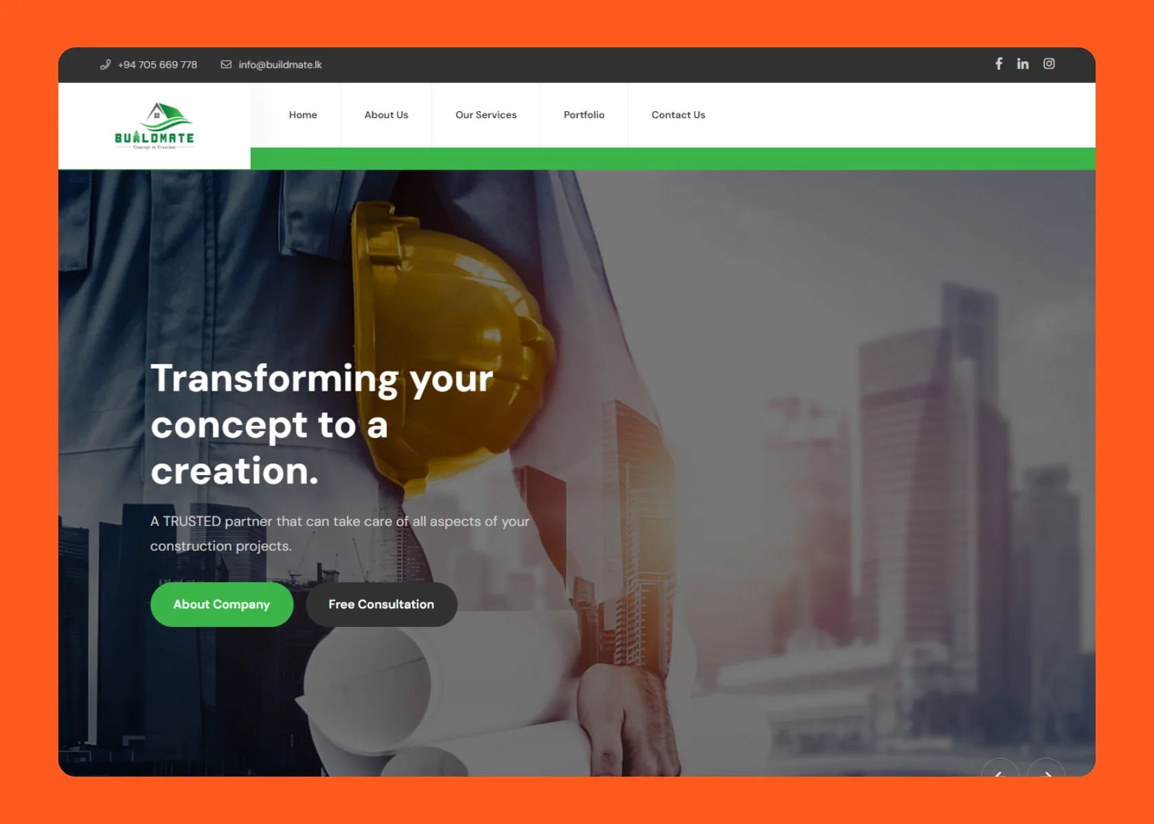 BuildMate website