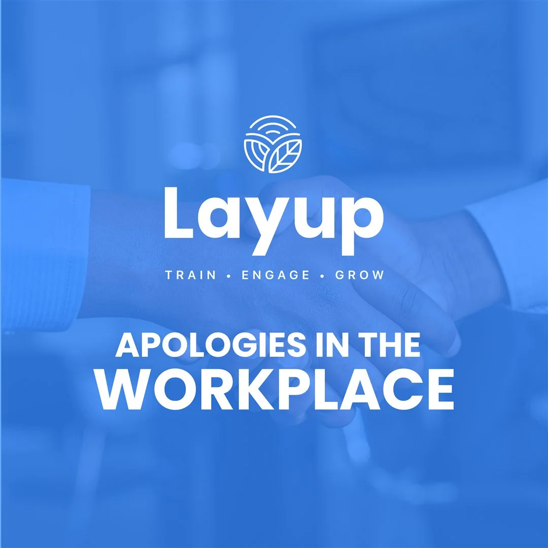 Apologies in the workplace post