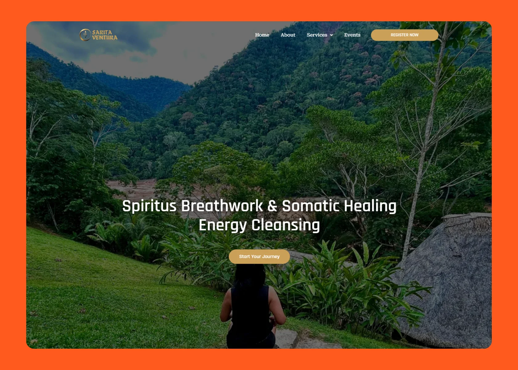 Sarita Venture website homepage