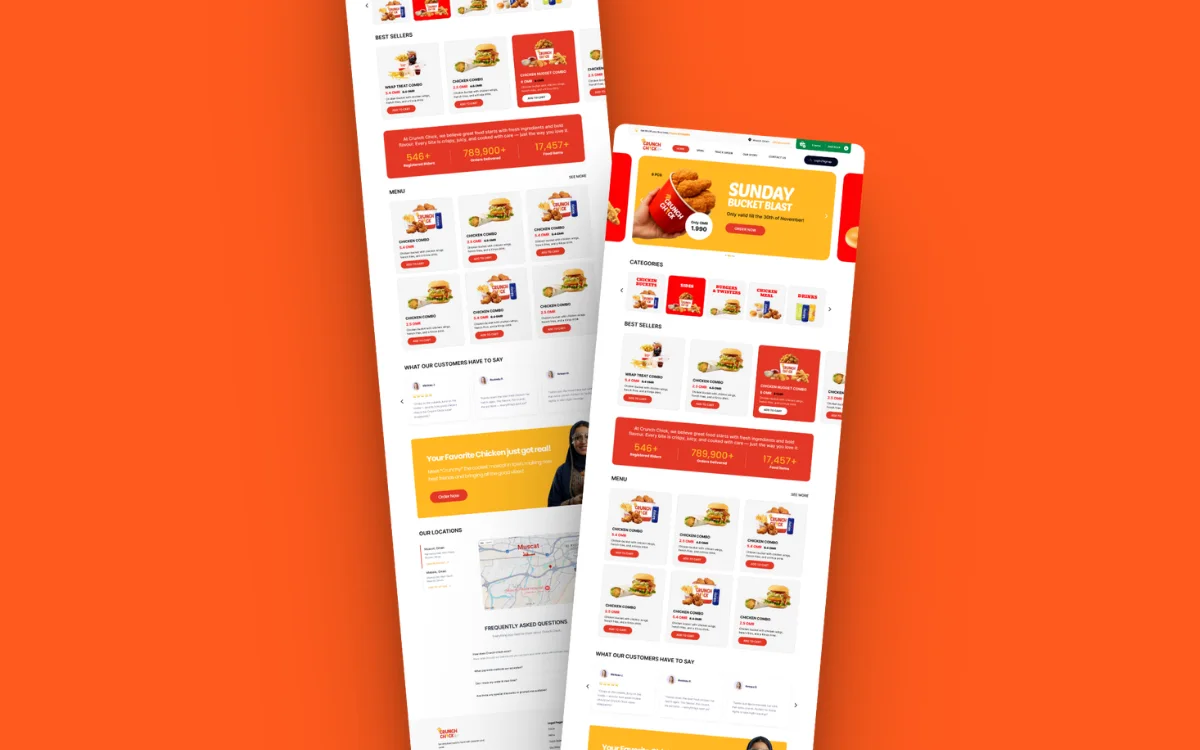 Crunch Chick website