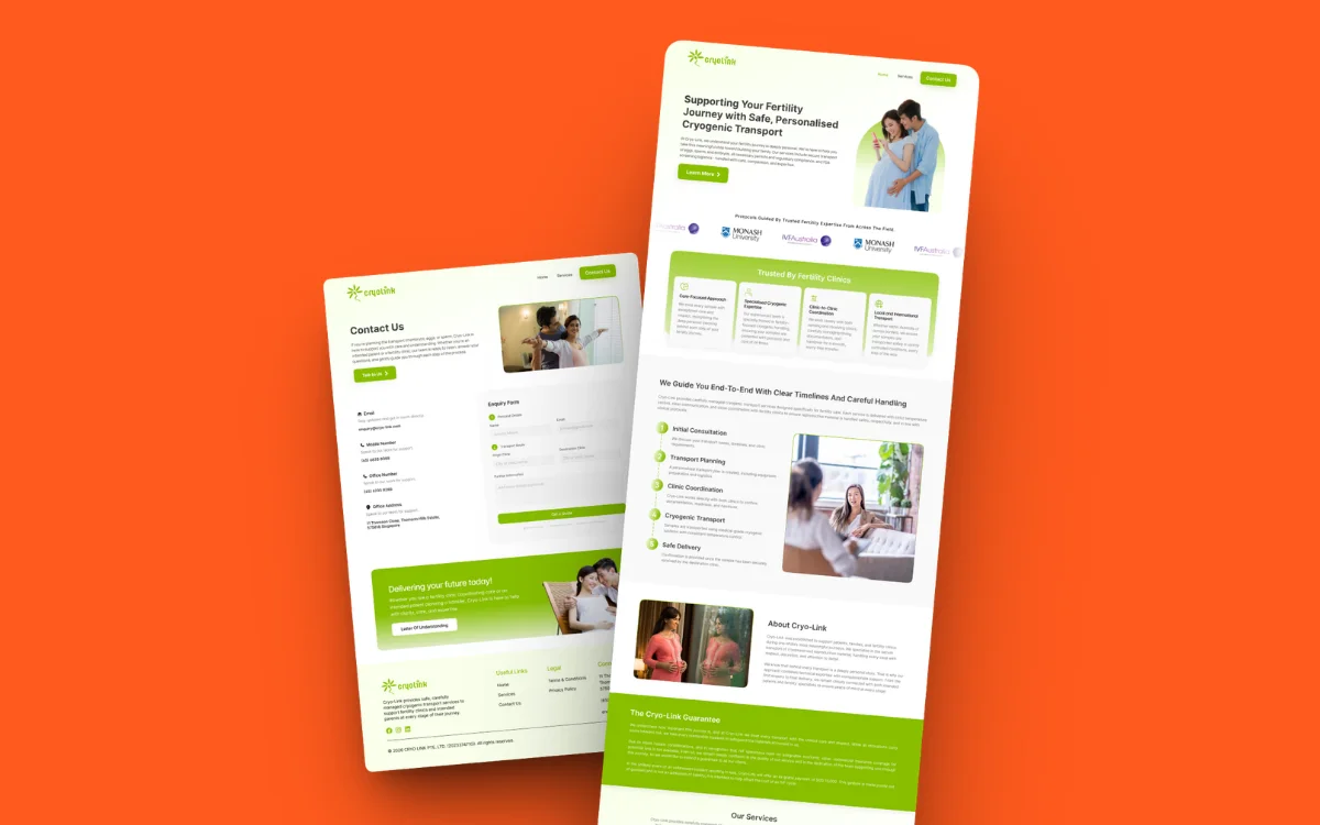 Cryolink website