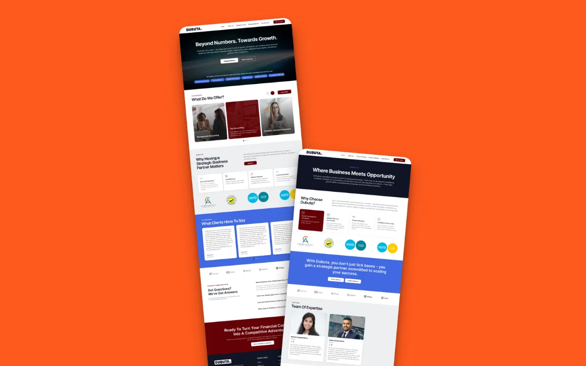 Dubuta website