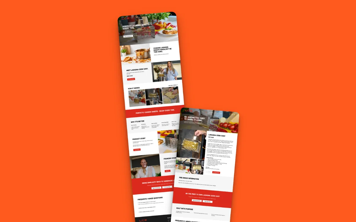 Lasagna Cook Easy website